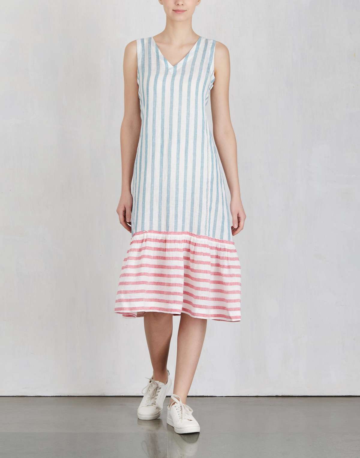 Striped Berry Dress